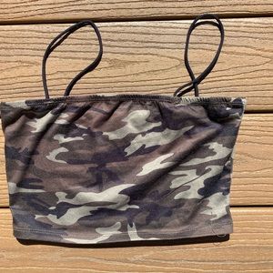 Shein Camo Crop Top